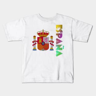 Espana (Spain) Coat of Arms Design Kids T-Shirt